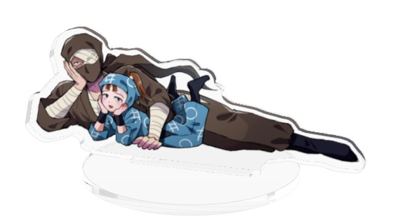 雑伏アクスタ（寝そべり）