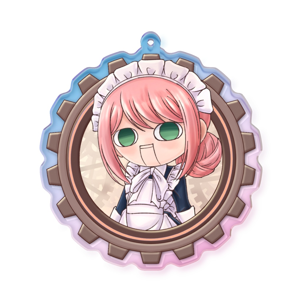 ちっこいマリー2歯車オーロラアクキー