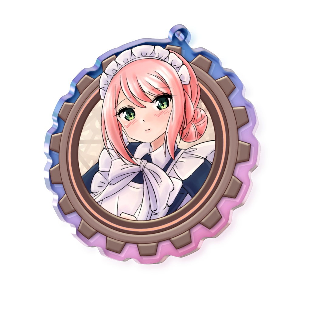 マリーさんの歯車オーロラアクキー