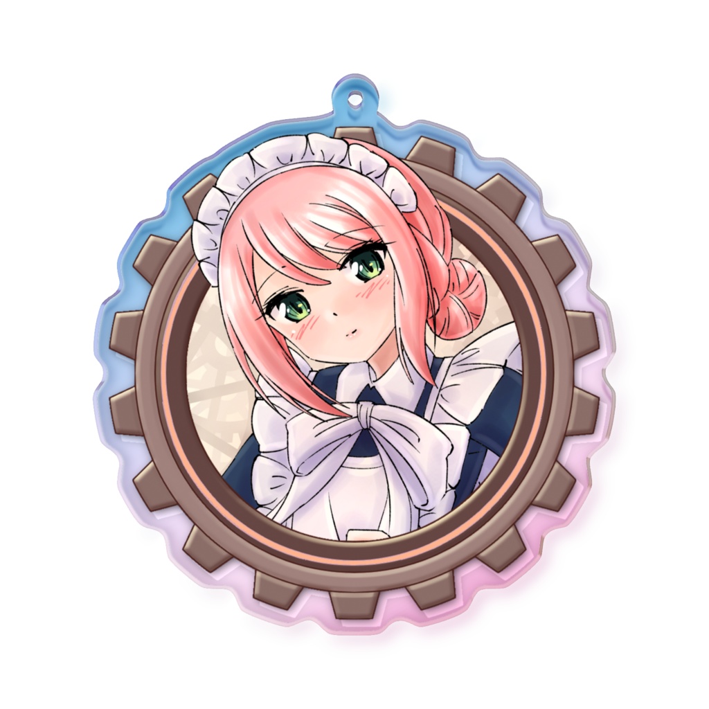 マリーさんの歯車オーロラアクキー