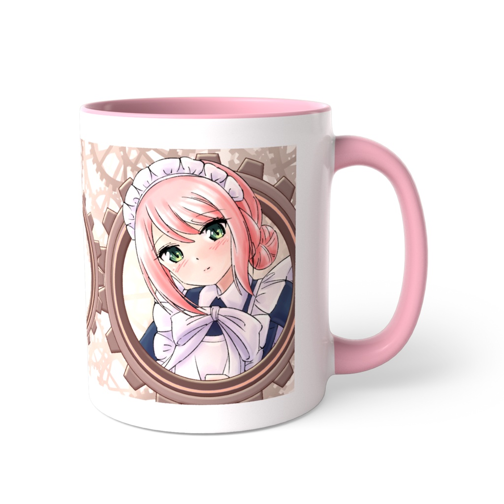 機械じかけのマリーツートンカラーマグカップ