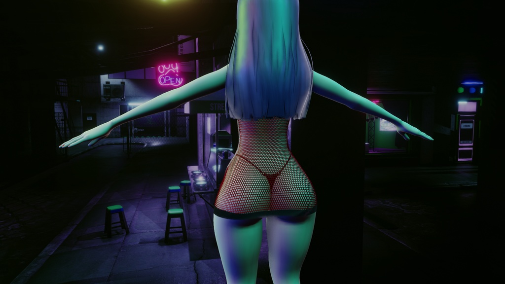 Toribase Vrchat minidress M7Dress