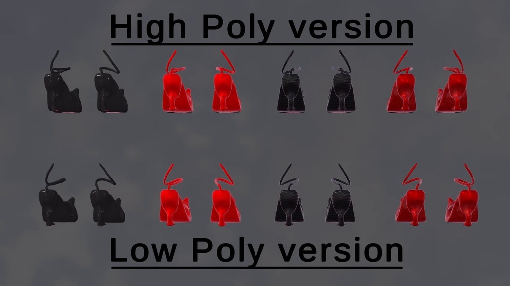 Cat Heels rigged for toribase and pandabase