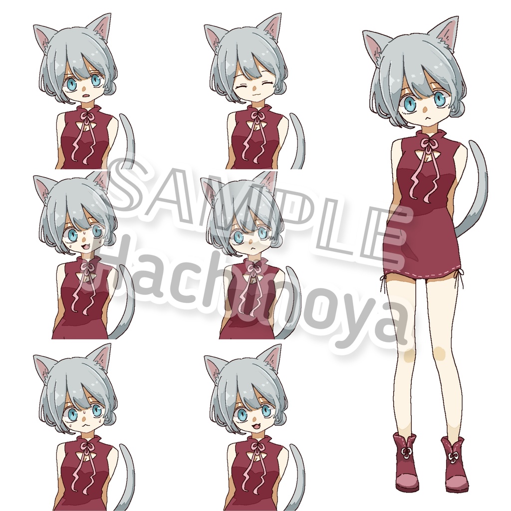 立ち絵ケモミミ女の子