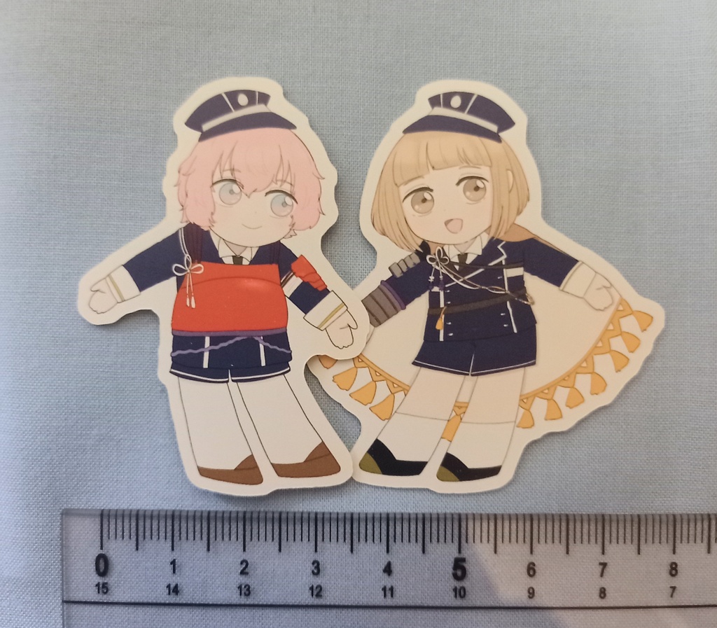 秋田と前田の仲良しステッカーセット