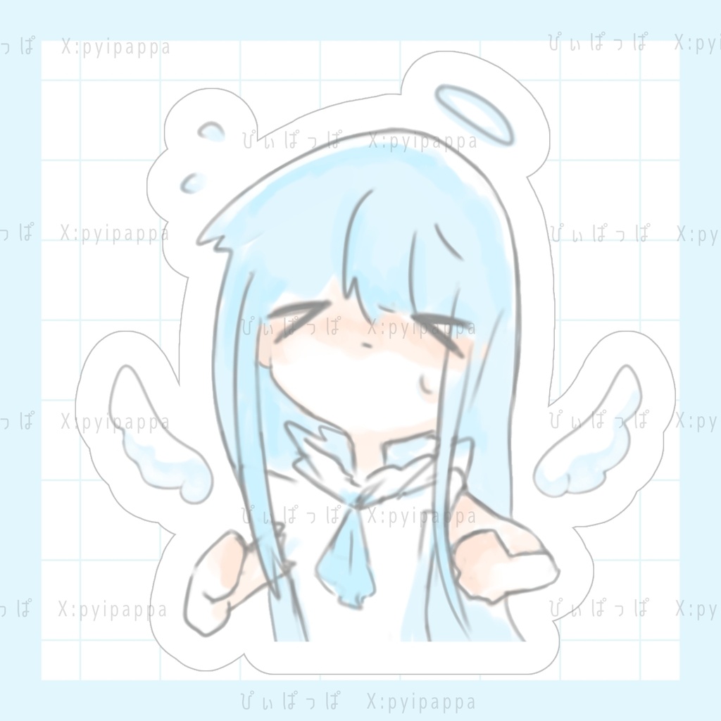 天使ちゃん(焦)ステッカー
