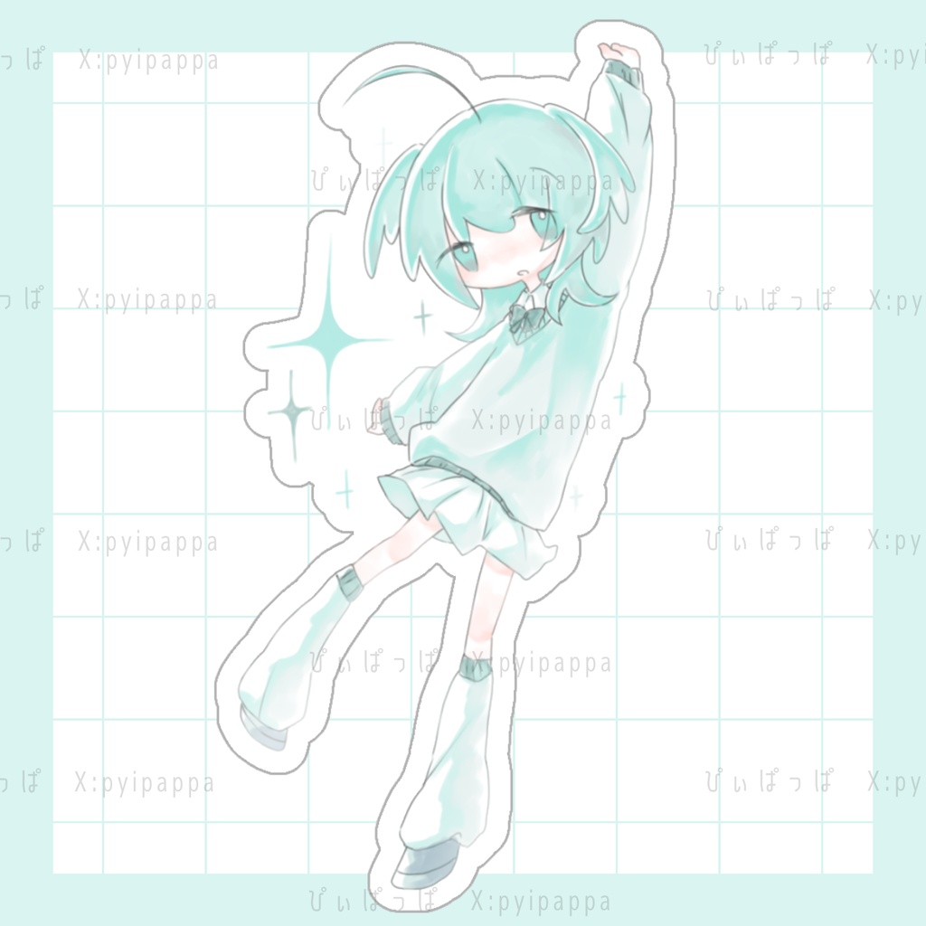無気力ちゃんステッカー