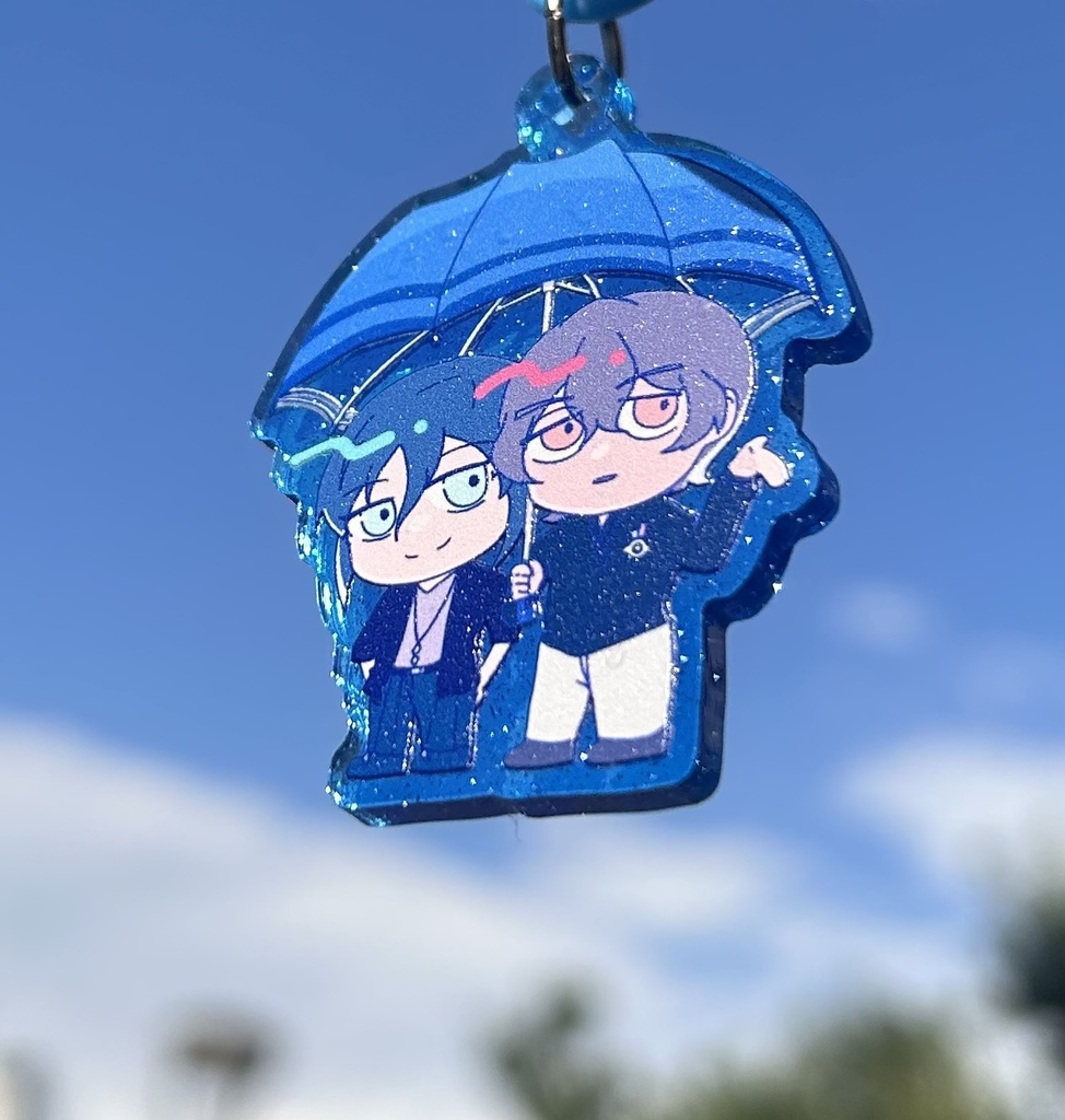 ハル島相合傘アクリルキーホルダー