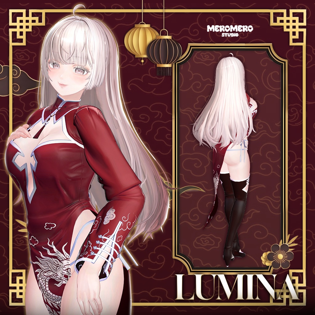 25%OFF🖤セレスティアル✨サーペント旗袍『Celestial Serpent Cheongsam 』🖤