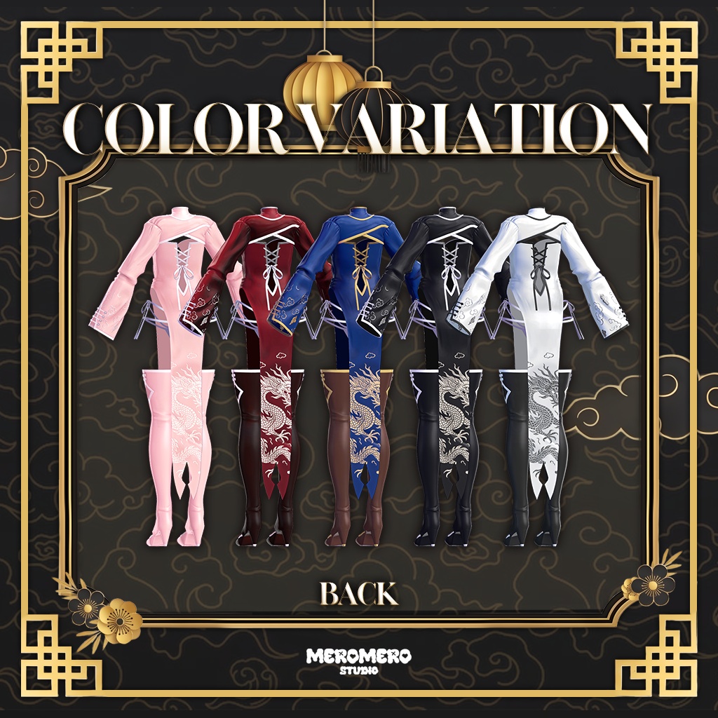 25%OFF🖤セレスティアル✨サーペント旗袍『Celestial Serpent Cheongsam 』🖤