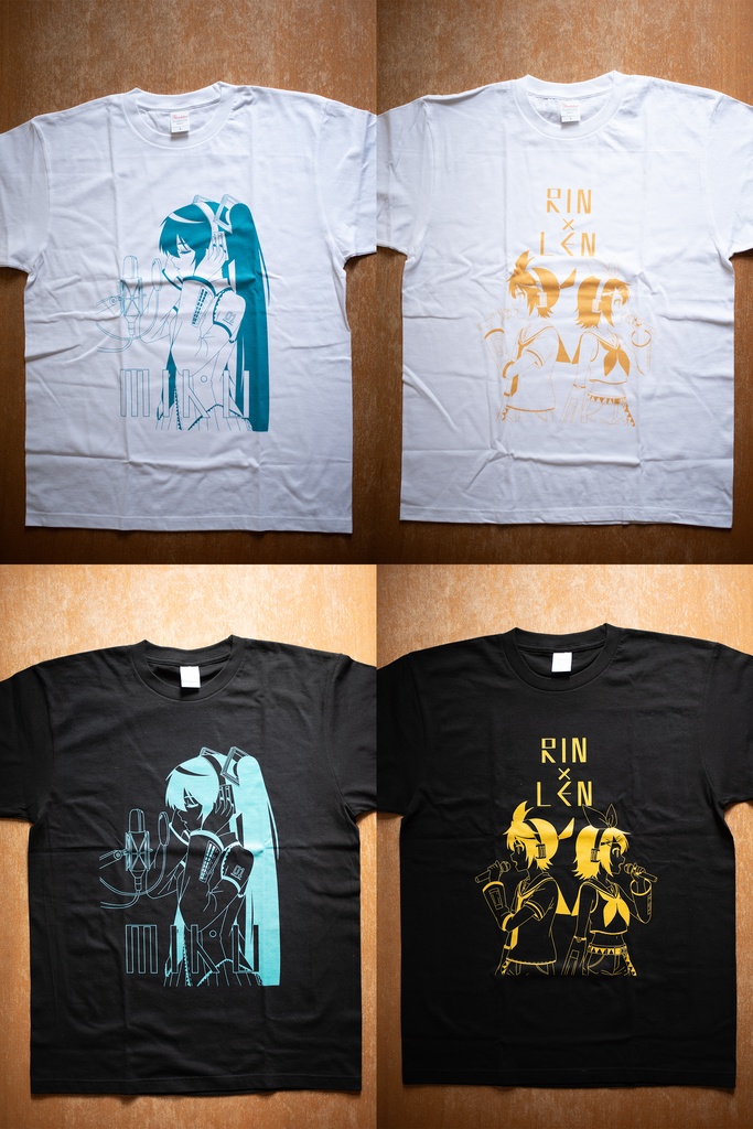 Tシャツ　初音ミク　鏡音リン　鏡音レン　vol.1