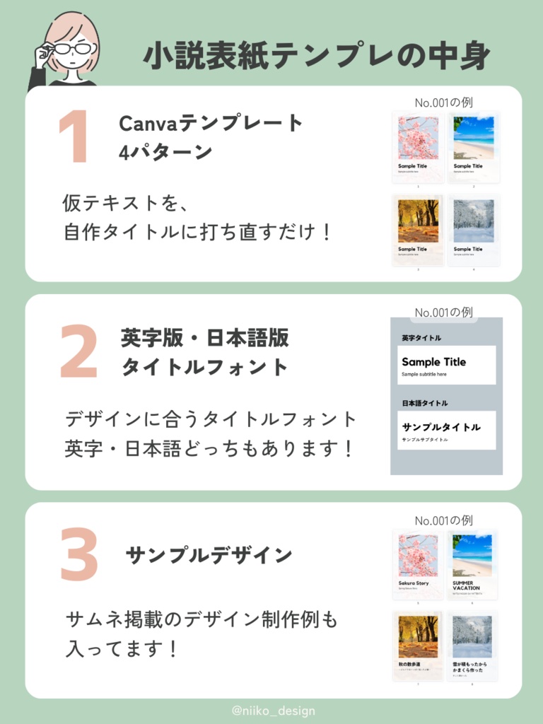 Canvaで編集できるPixiv用「小説表紙テンプレート」