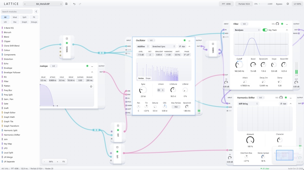 LATTICE / LATTICE FX ―Additive & Spectral Synth―