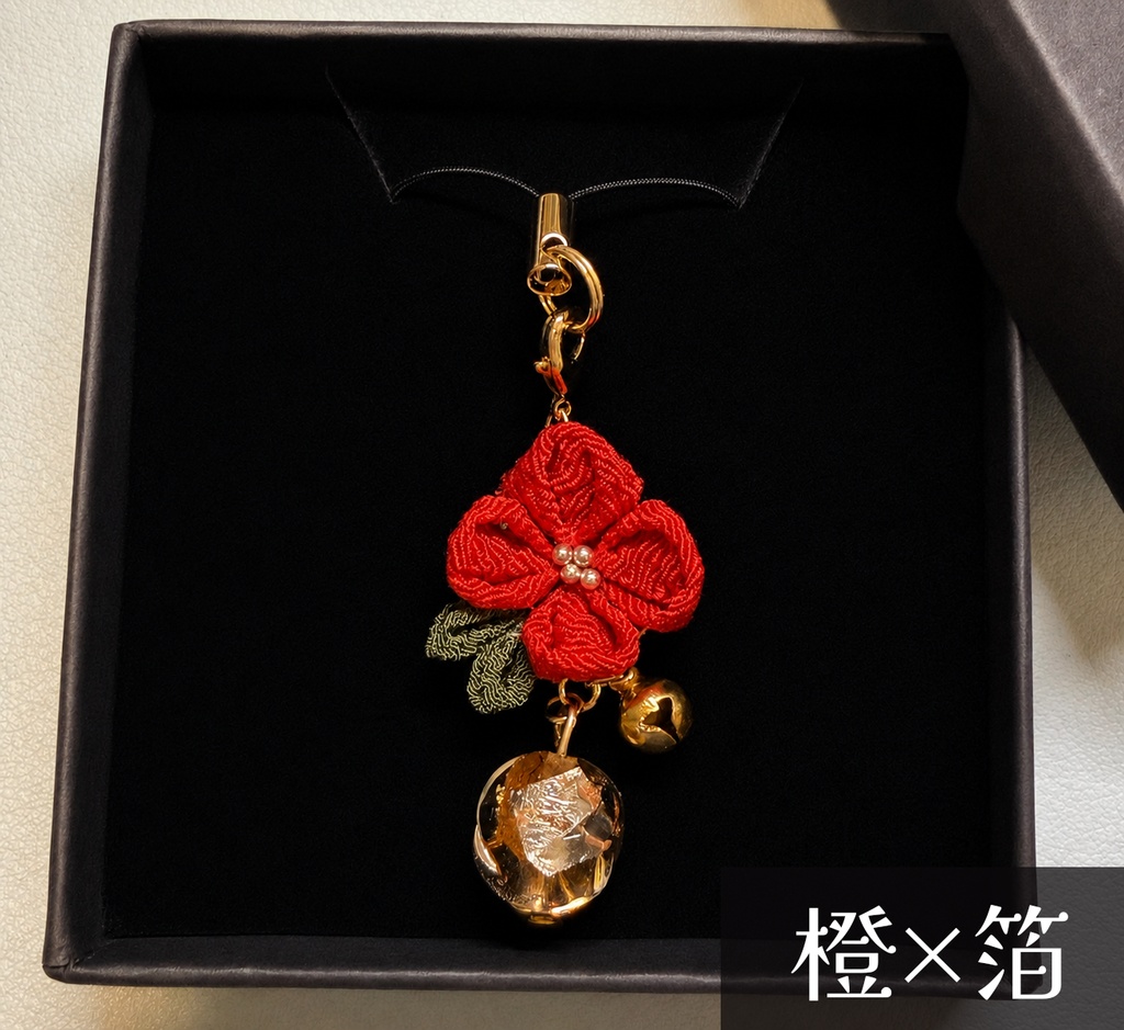 【4周年記念/数量限定】五十鈴ゆらお守りストラップ おまけ付【ハンドメイド】