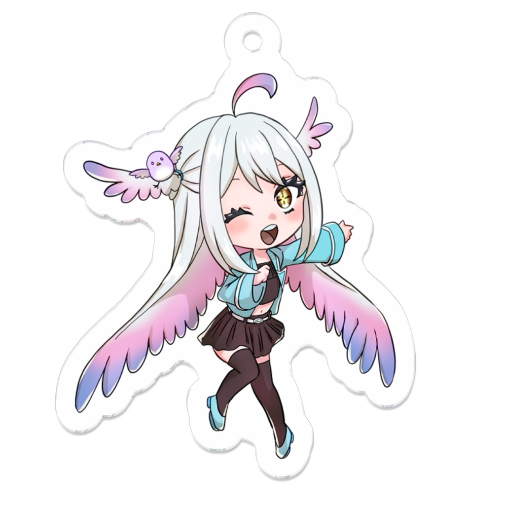 アクリルキーホルダー【ピュレイ・アーカシナ＆チィ】(コーティングなし)