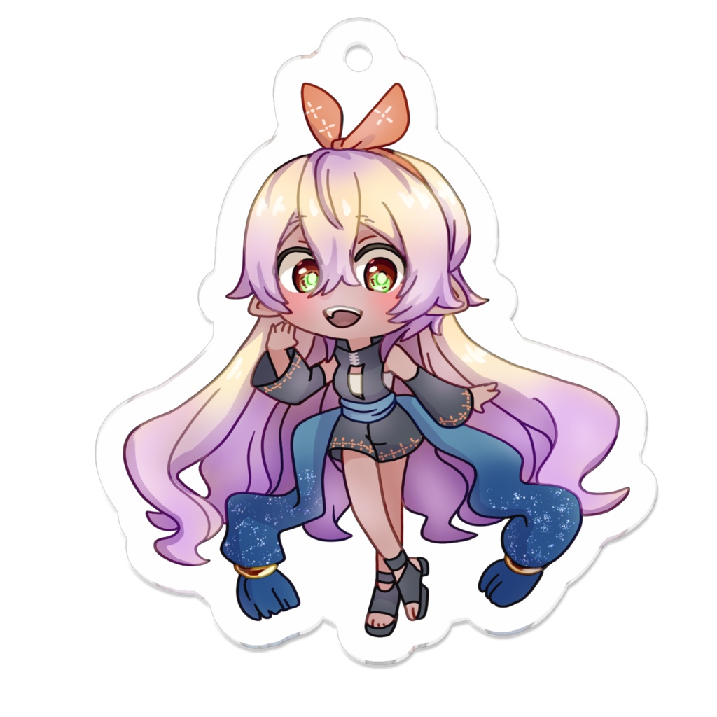 アクリルキーホルダー【アム】(コーティングなし)