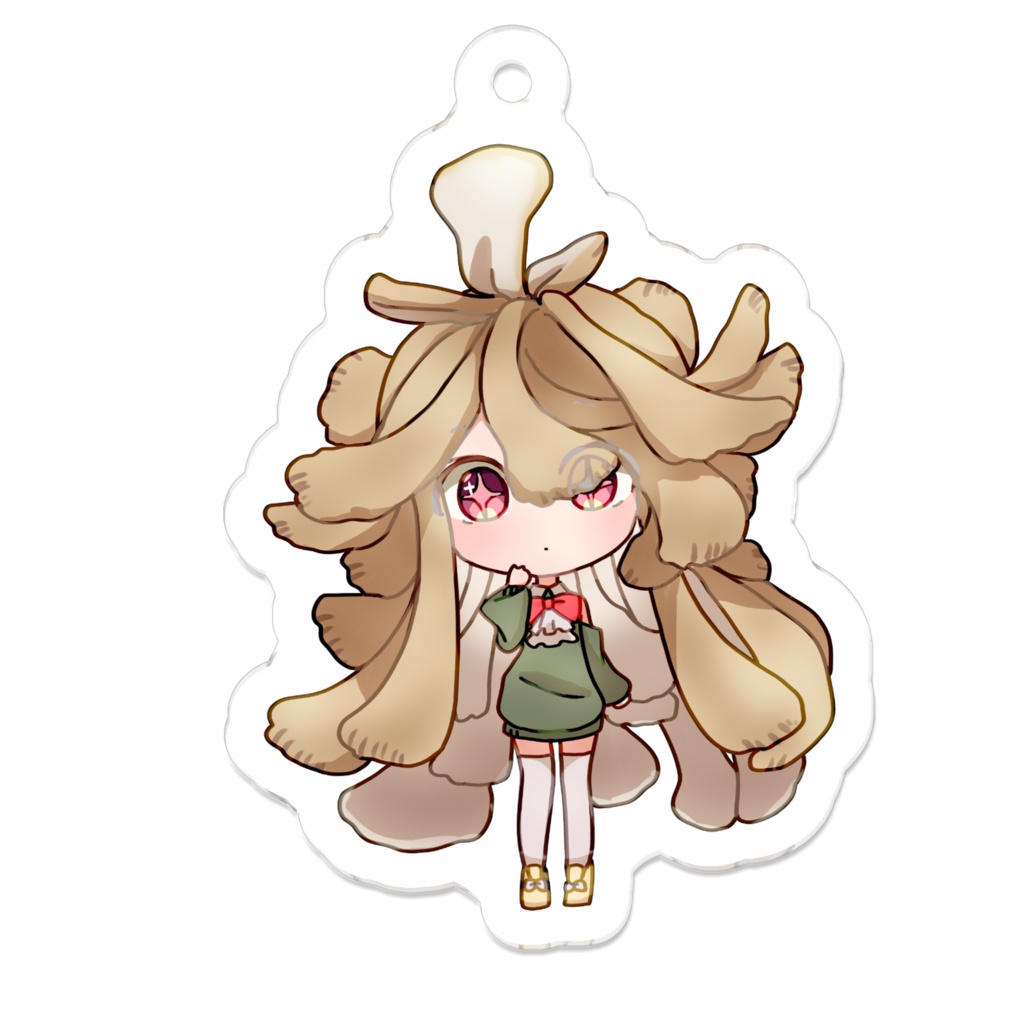 アクリルキーホルダー【クロフ】(コーティングなし)