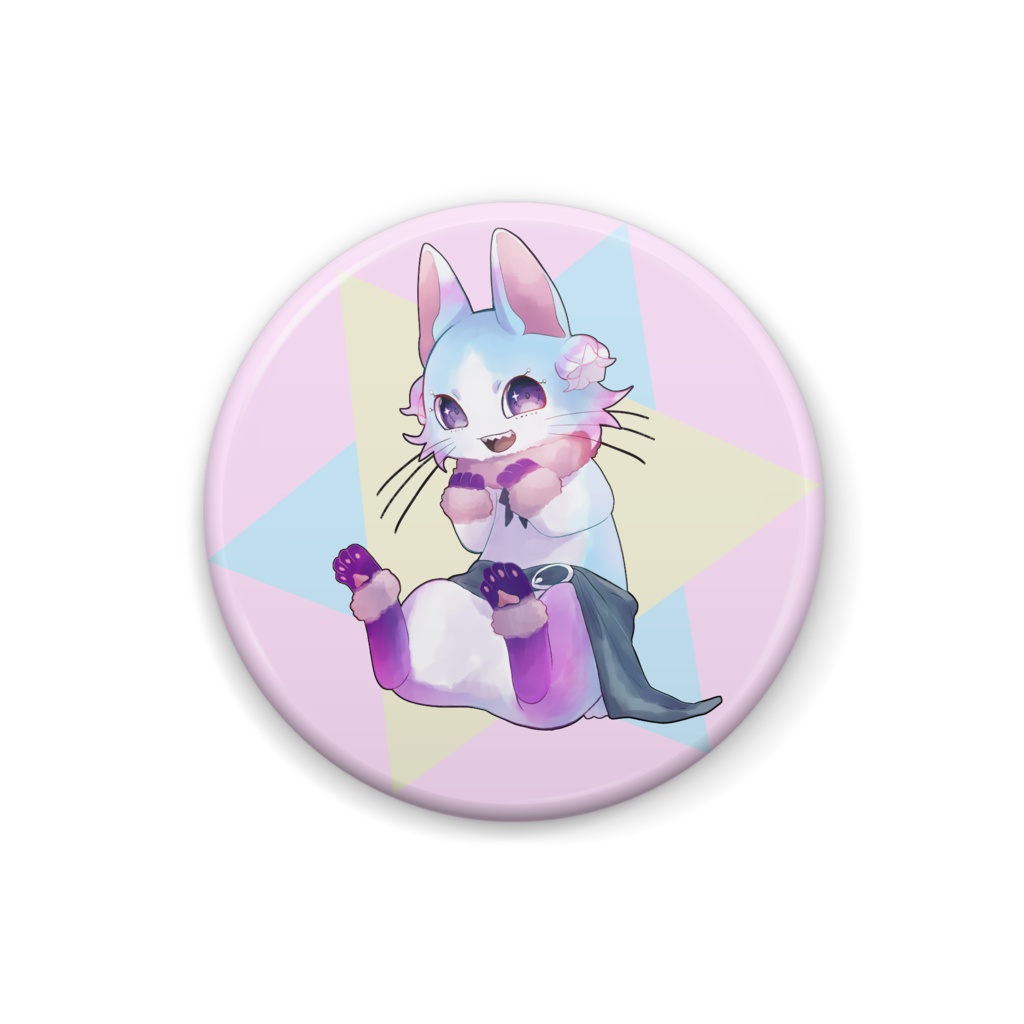 【みゅーきゃっと】缶バッジ【すずらん】