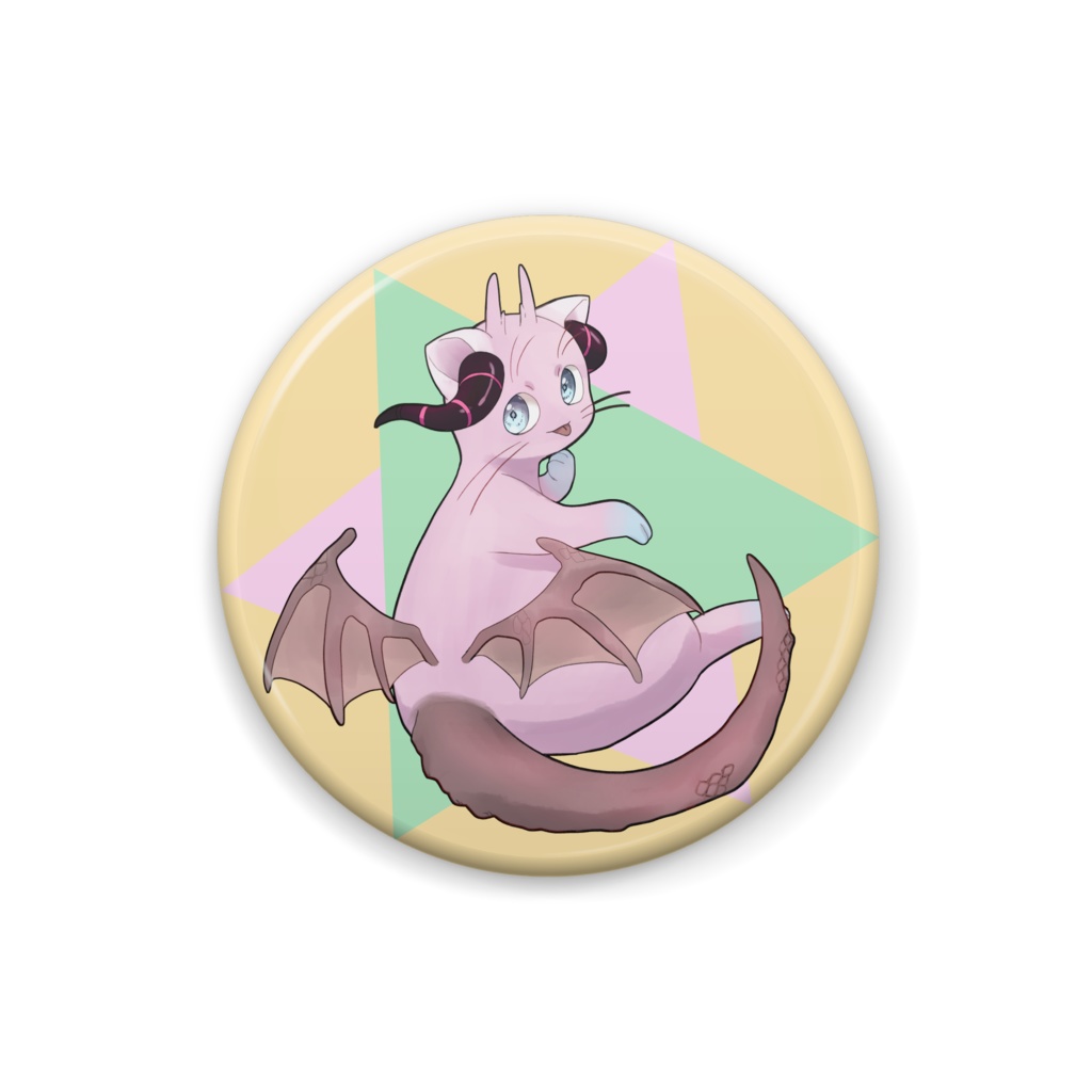 【みゅーきゃっと】缶バッジ【ベロージュ】