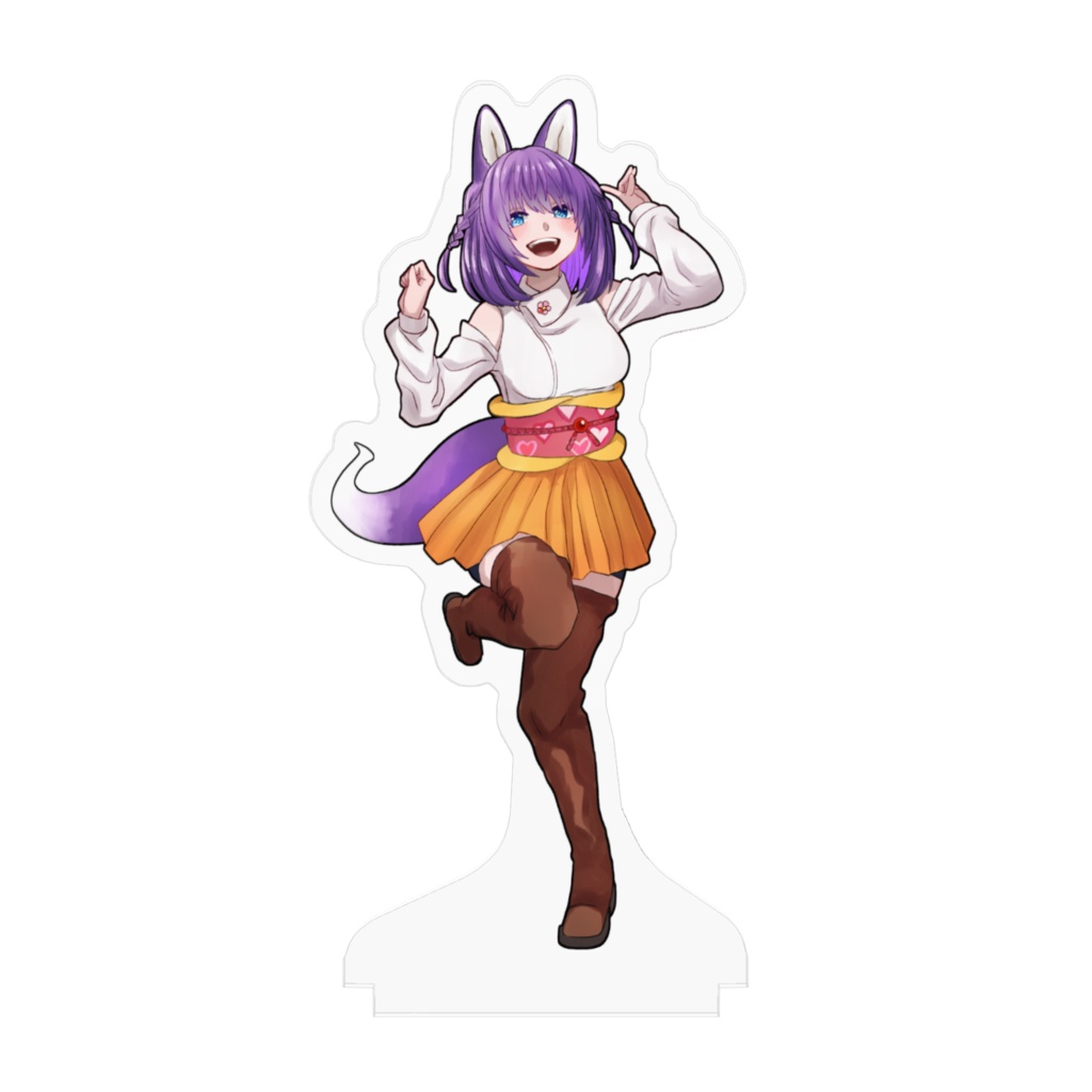 【アクリルスタンド】紫狐(しこん)【100mm×100mm】