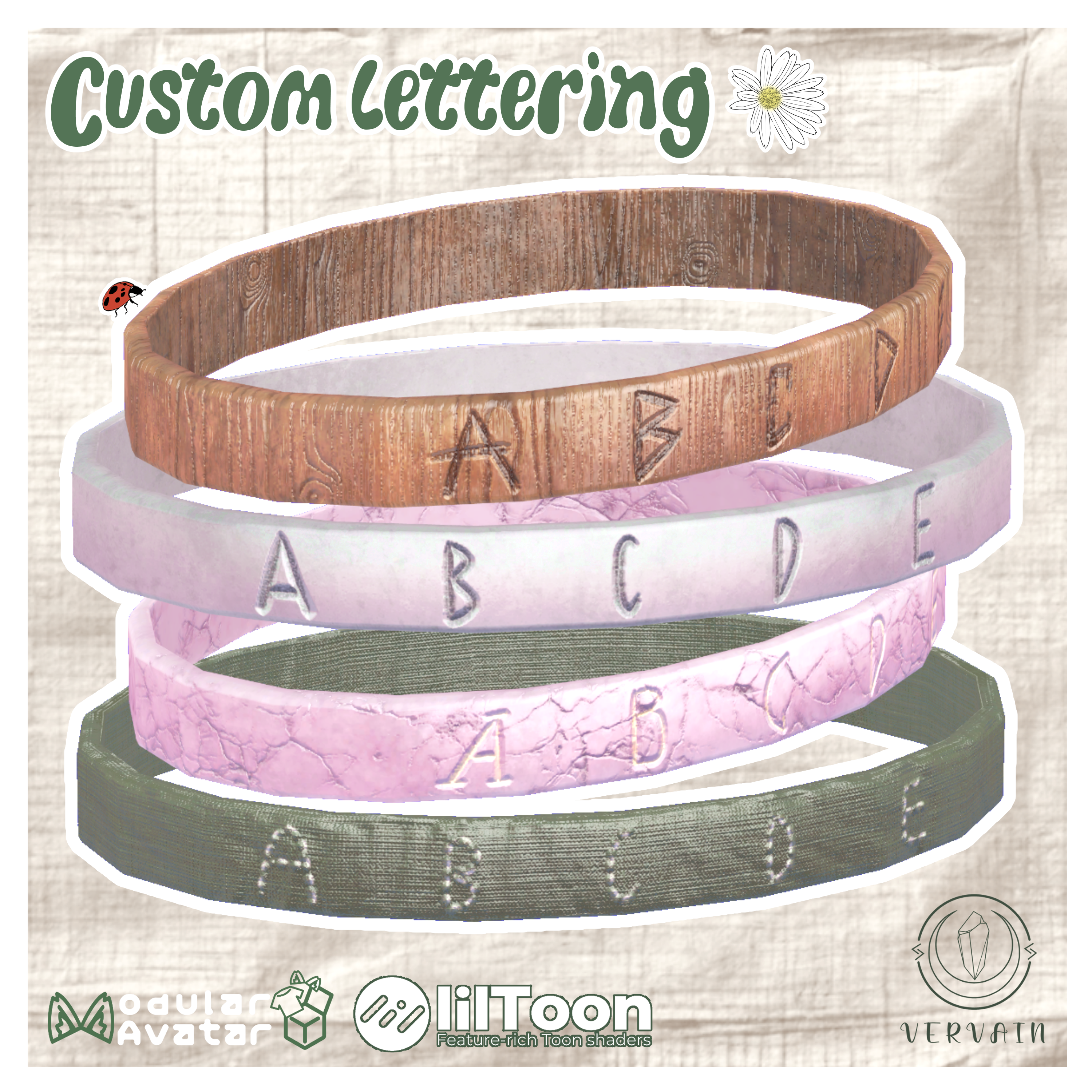 【受注生産】MA対応 手彫りのブレスレット