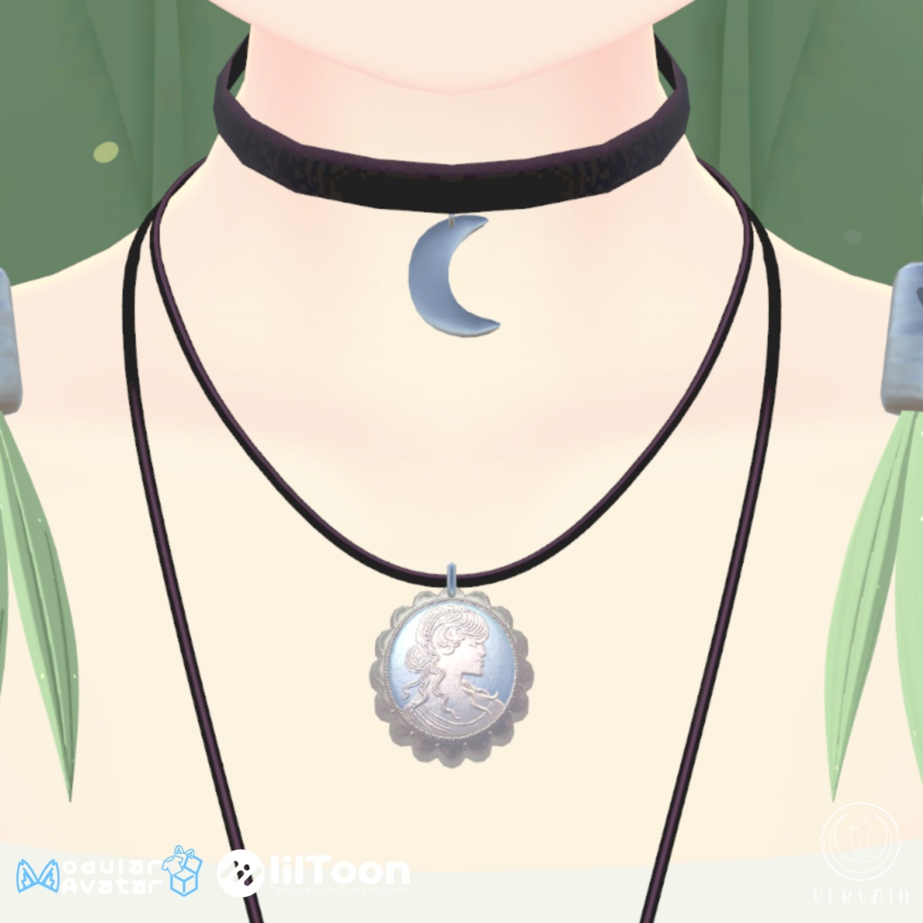 【ModularAvatar対応】アンティークブローチ