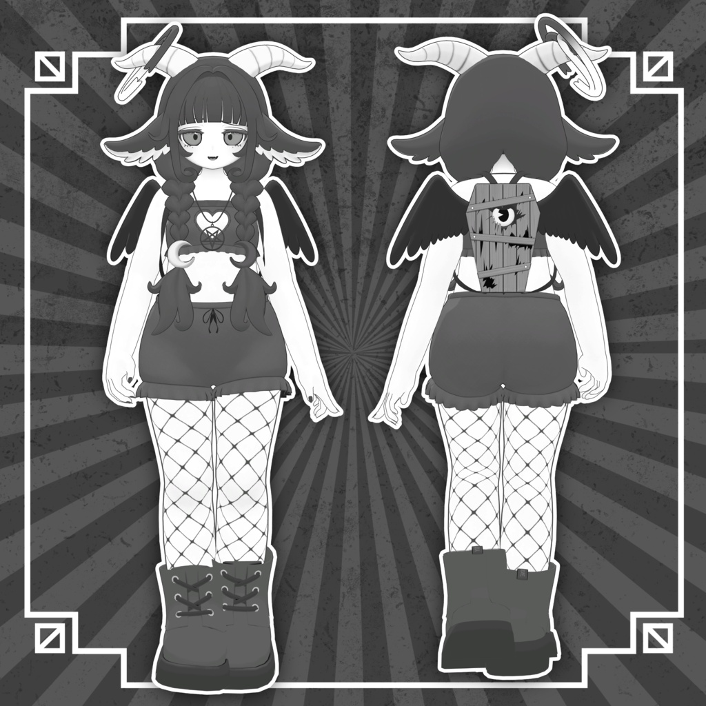 🎁半額セール🎁 バフィー -Baphy- 「オリジナル3Dモデル」