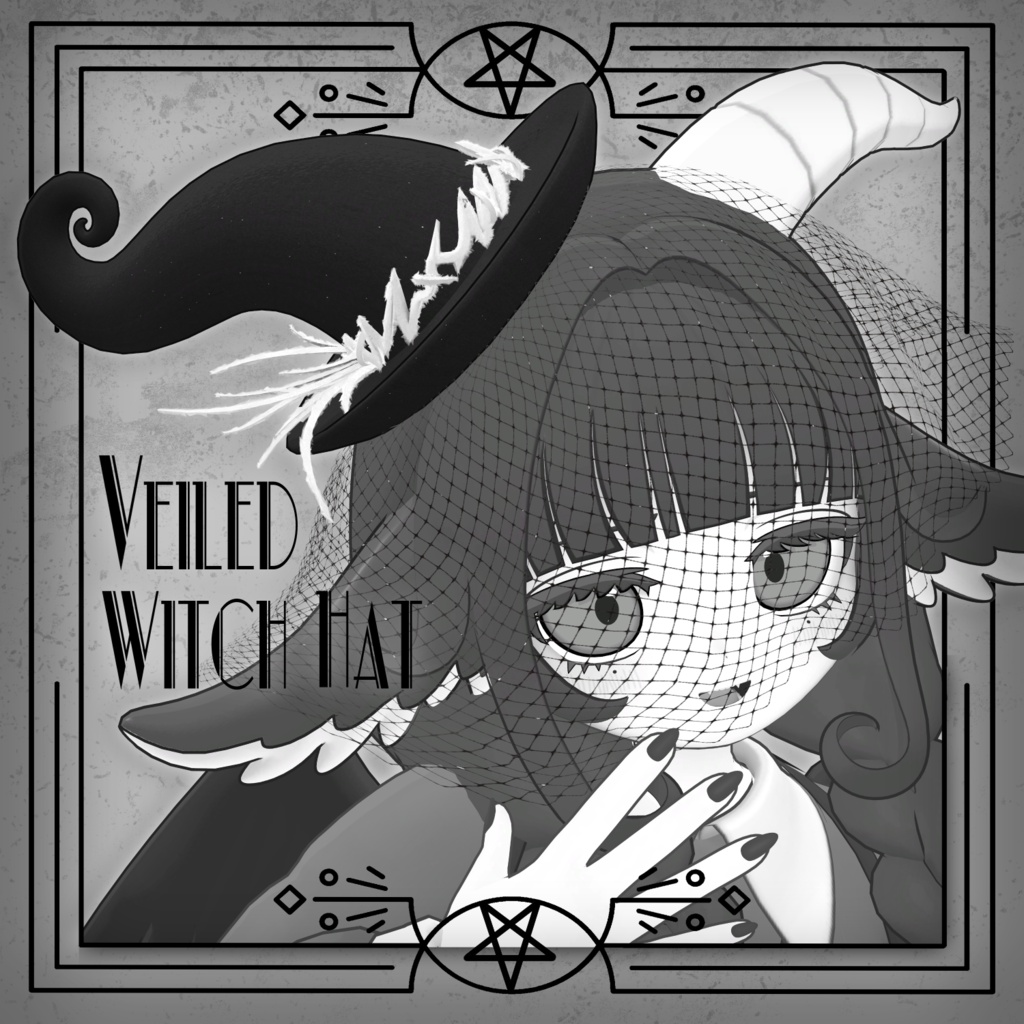 【Baphy専用】Veiled Witch Hat