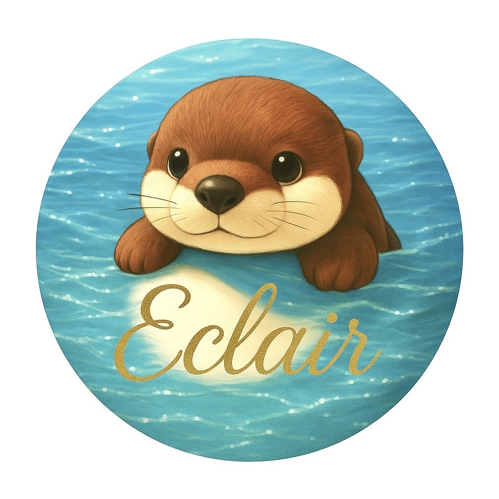 エクレア缶バッジ