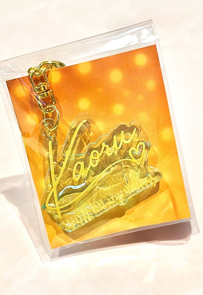 Kaoruロゴアクリルキーホルダー