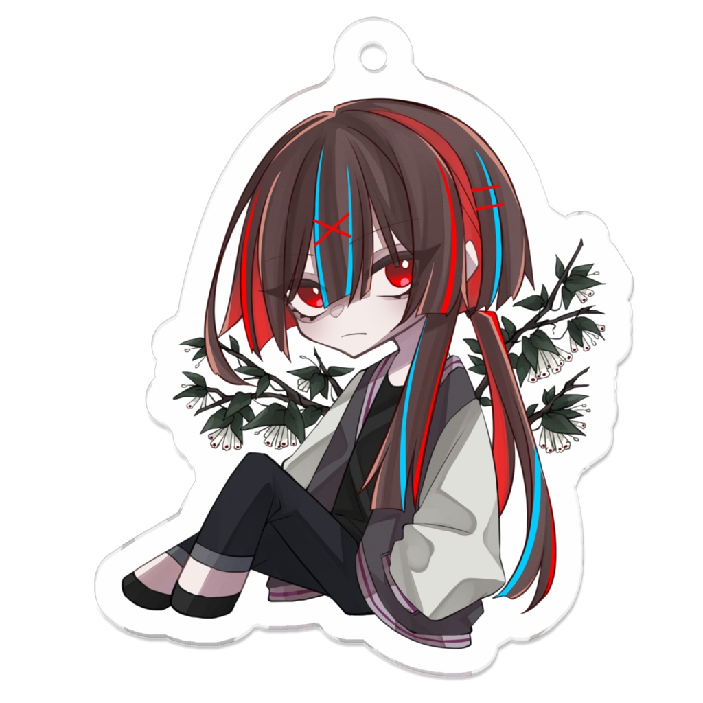 アクリルキーホルダー(灸花)