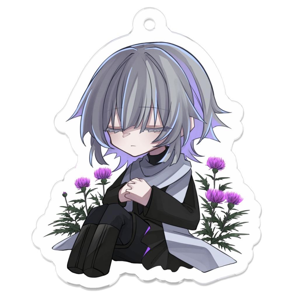 アクリルキーホルダー(薊)