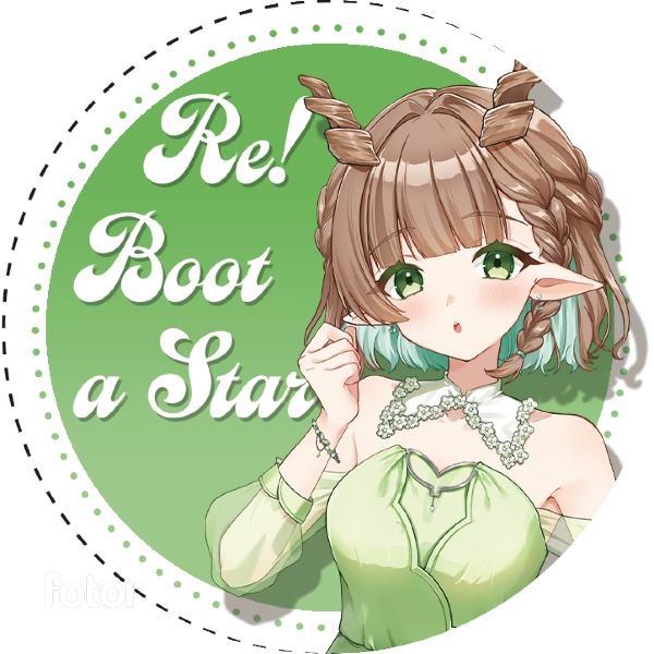 Re!boot a Ster!! 描き下ろし演者イラスト缶バッジ