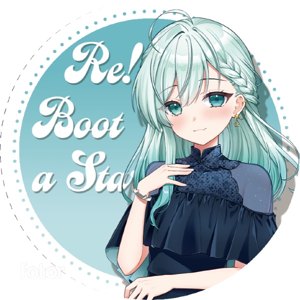 Re!boot a Ster!! 描き下ろし演者イラスト缶バッジ