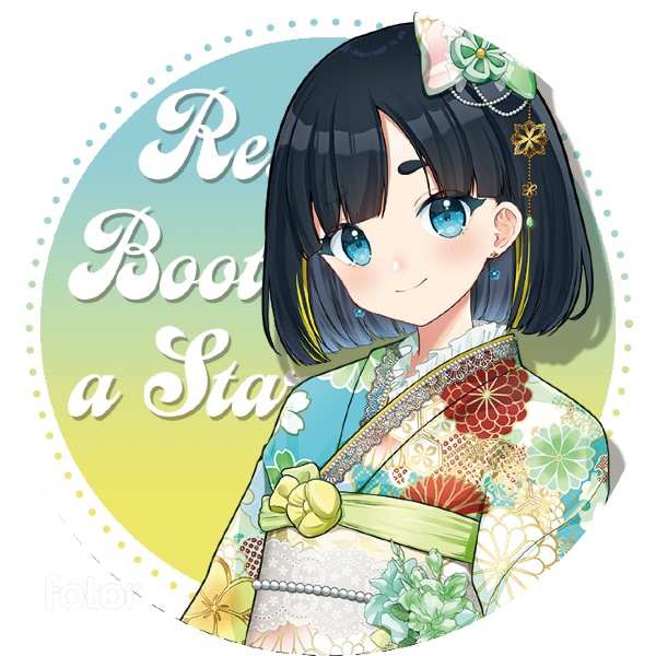 Re!boot a Ster!! 描き下ろし演者イラスト缶バッジ