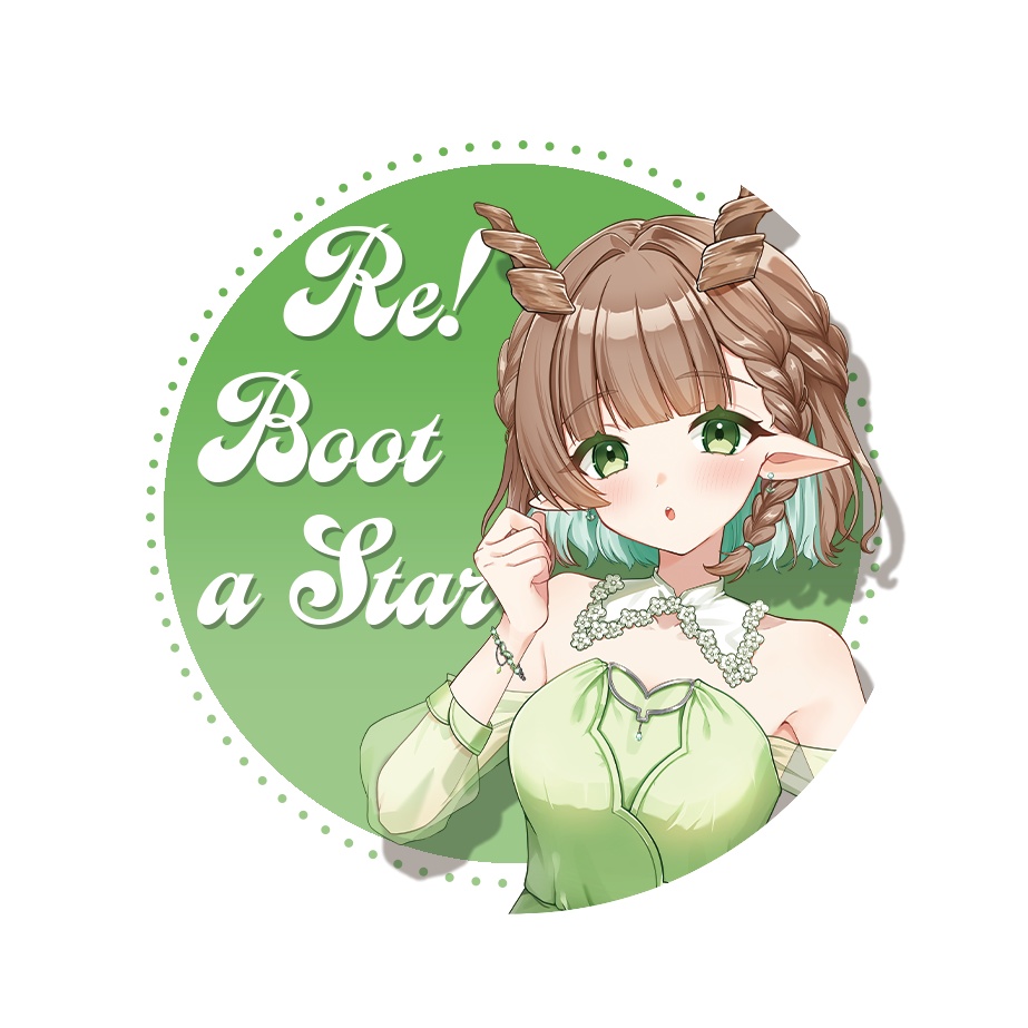 Re!boot a Ster!! 描き下ろし演者イラスト缶バッジ
