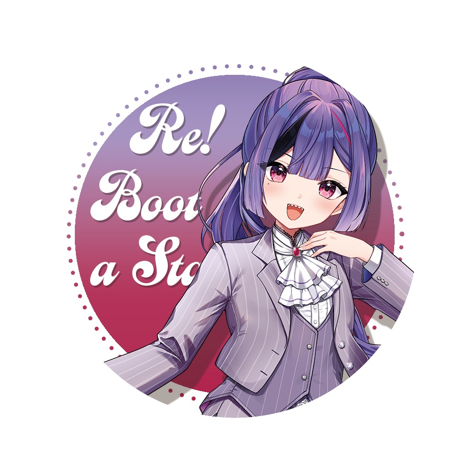 Re!boot a Ster!! 描き下ろし演者イラスト缶バッジ