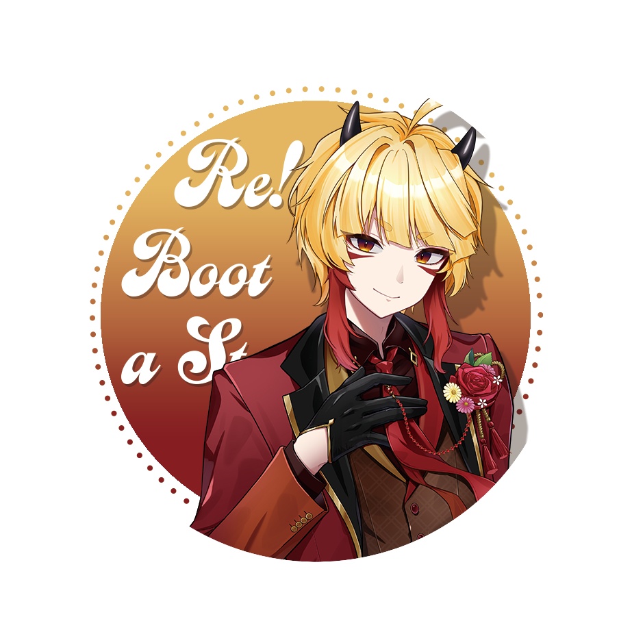 Re!boot a Ster!! 描き下ろし演者イラスト缶バッジ