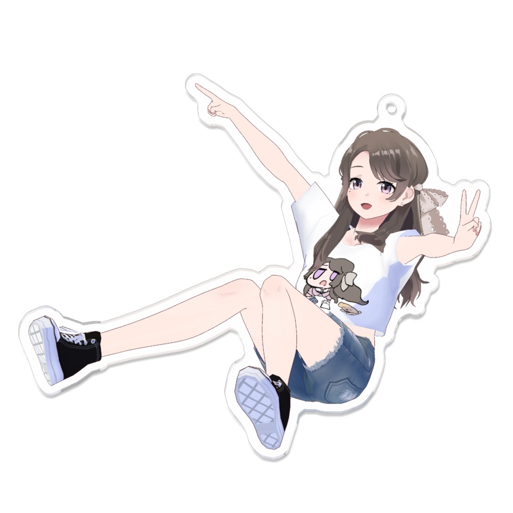 💘いっしょにおでかけ3Dアクリルキーホルダー🏃♀️