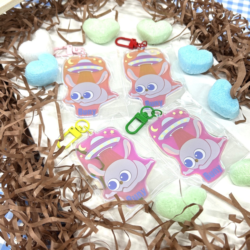アクリルキーホルダー「オーロラUFO」