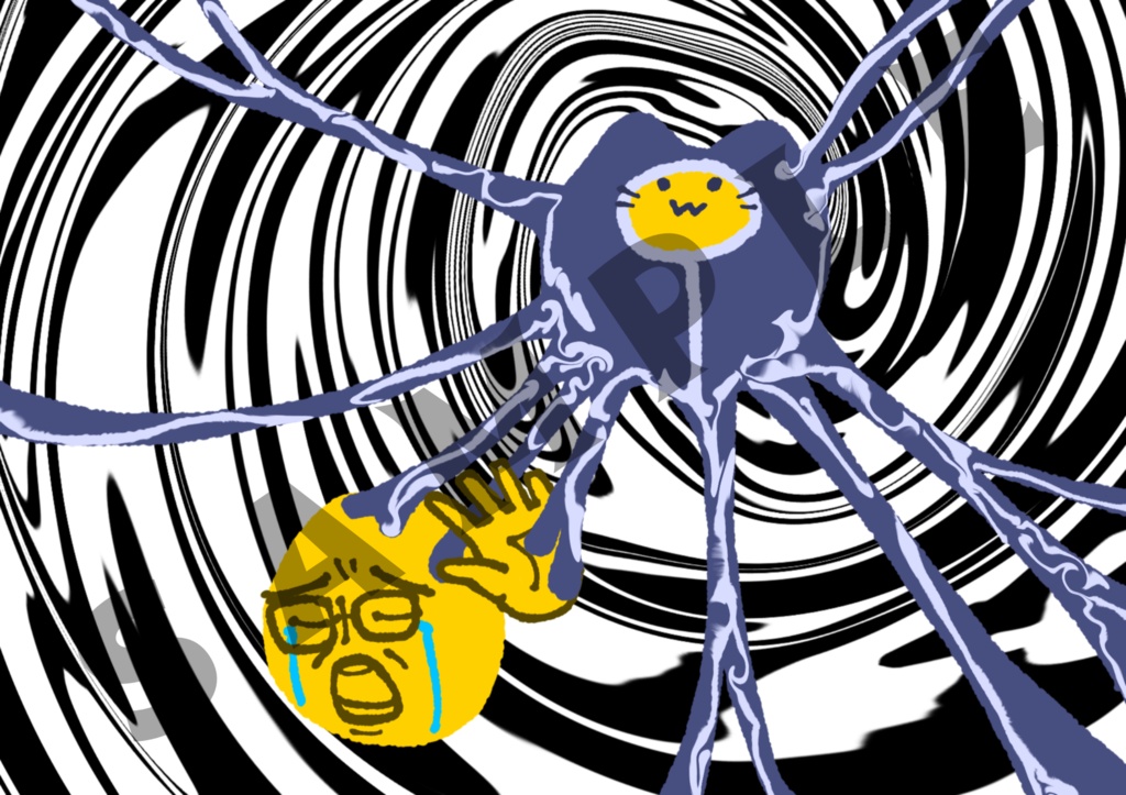 ねばねば毛布のこんふぃTシャツ