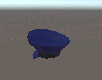 【VRC・Unity向け】ポリスっぽい帽子