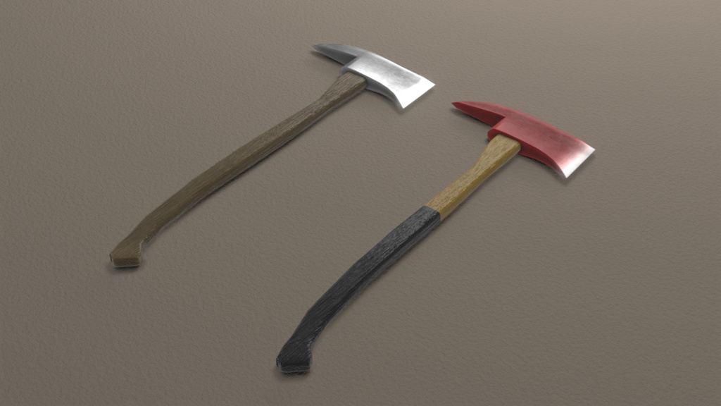 VRChatアバターアクセサリ 斧
