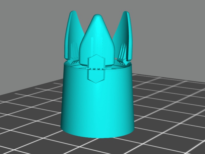 1/72 3次元推力偏向ノズル  F110エンジン等の換装向け