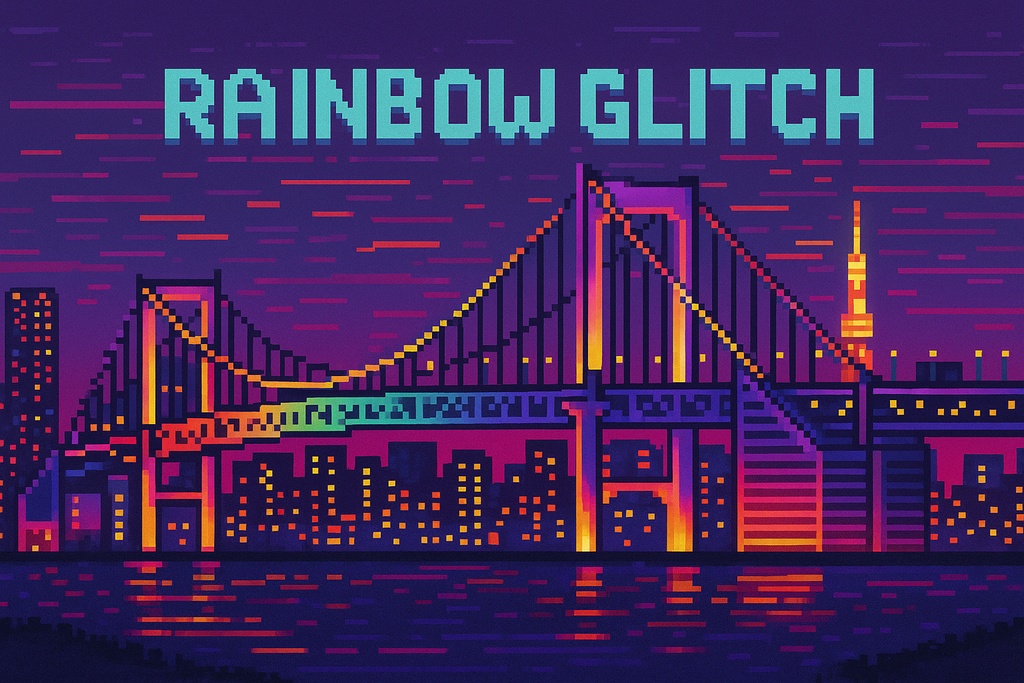 Rainbow Glitch |ピコピコシティポップ系BGM【BGM素材】