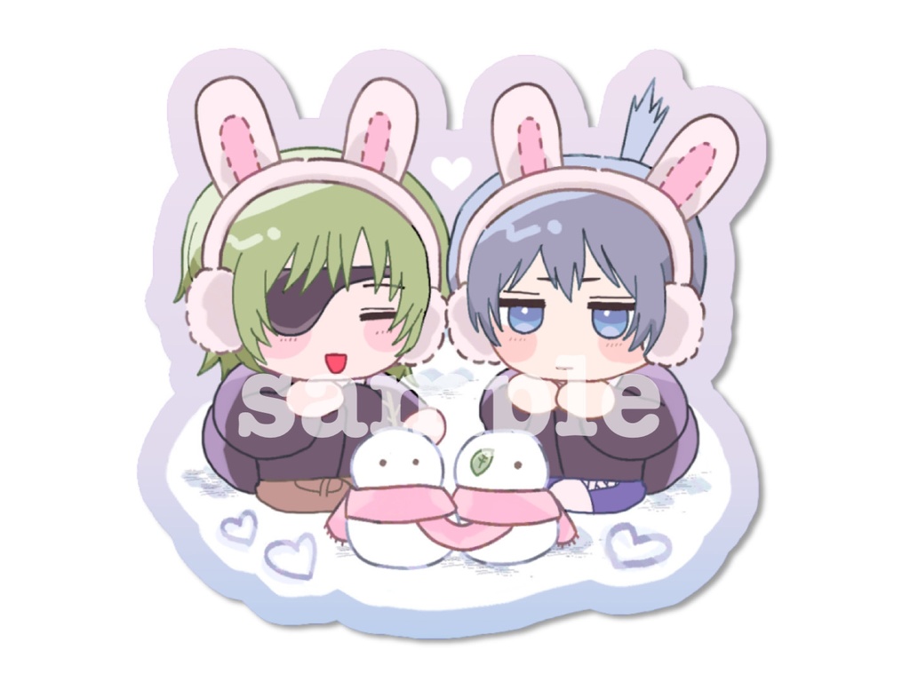 【アキ姫】雪遊びアクスタ