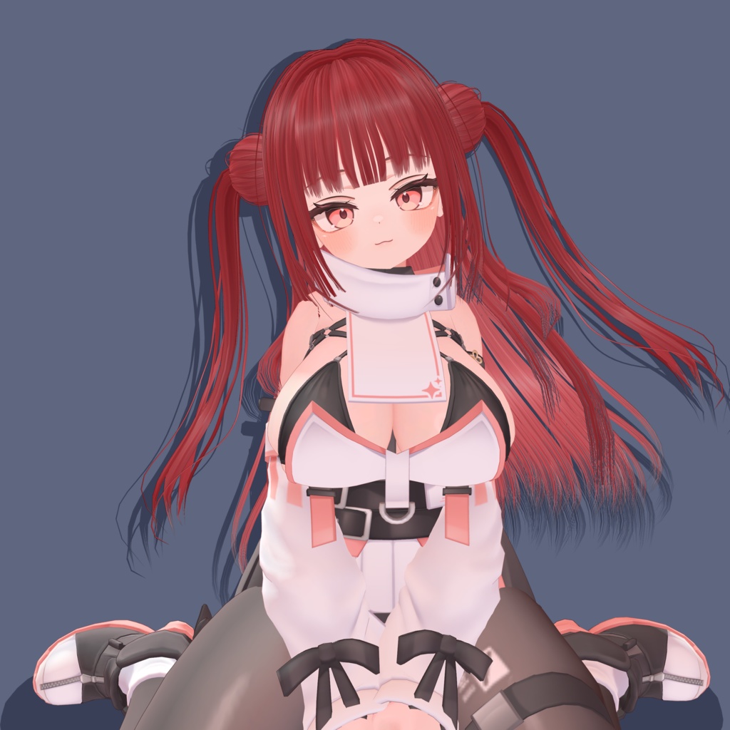 【17avatars】 Soft Two Side Twin Tail Hair【VRCHAT】