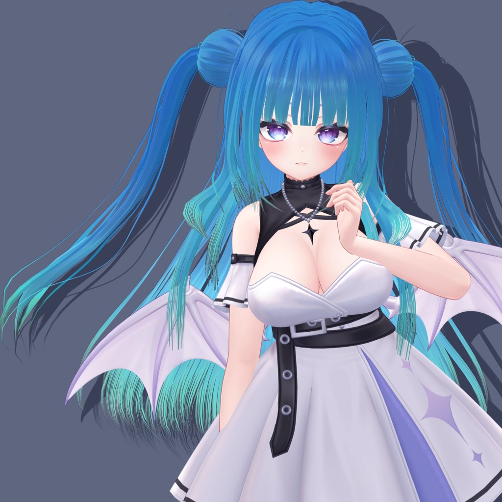 【17avatars】 Soft Two Side Twin Tail Hair【VRCHAT】