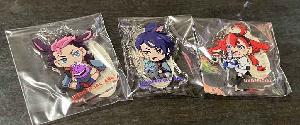 うさ耳アクリルスタンドチャーム