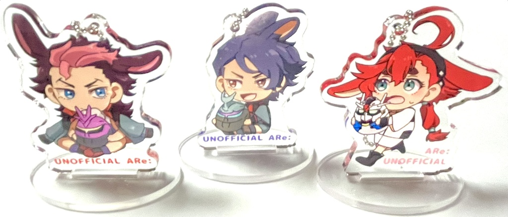 うさ耳アクリルスタンドチャーム